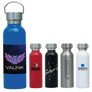 Image of 48 Custom Ria 28 oz Single Wall Stainless Steel Bottle - BPA Free