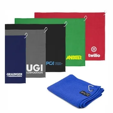 The Waffle Golf Towel - Super Absorbent & Non-Abrasive