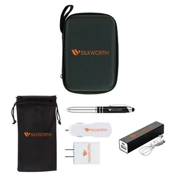 Image of 6 Custom Mega Tech 6-pc Travel Set - UL Certified & LED Light