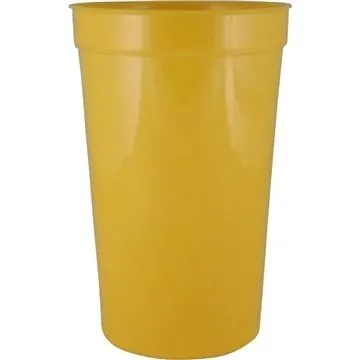 Image of 50 Customized 22 oz Smooth Wall Plastic Stadium Cup - USA Made & ...