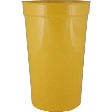 22 oz Smooth Wall Plastic Stadium Cup - USA Made & BPA Free