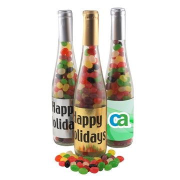 Champagne Bottle w/ Jelly Beans - Recyclable Glass
