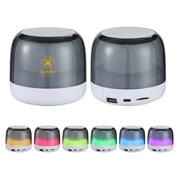 40 Promotional Spark 5W Light-Up Radio and Wireless Speaker
