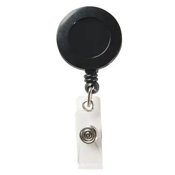 Round Secure-A-Badge™ w/ Alligator Clip - Retractable