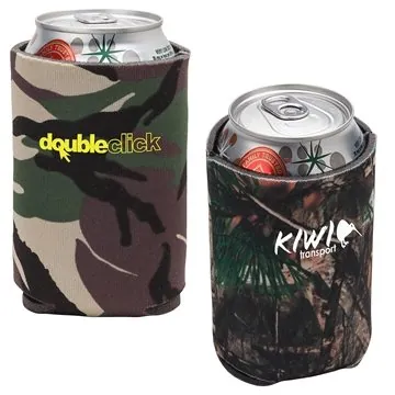 Image of 300 Promotional Yucca II Camo Can Cooler - Insulated
