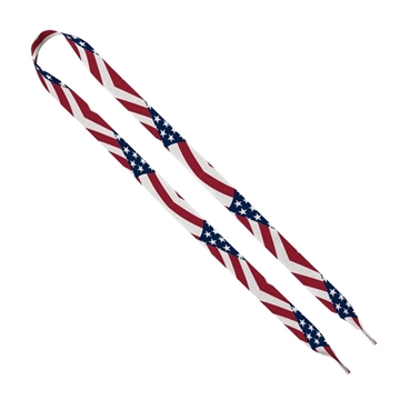 3/4 Dye-Sublimated Waffle-Weave Shoelaces (pair) - 36 Length