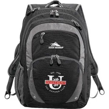 Image of 12 Custom High Sierra Overtime Fly-By 17" Computer Backpack - TSA ...