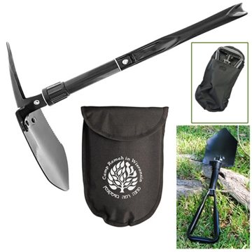 Tri-Fold Shovel - Hardened Steel & Serrated