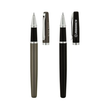 Image of 50 Custom Beryl Rollerball Pen - Brass & Chrome