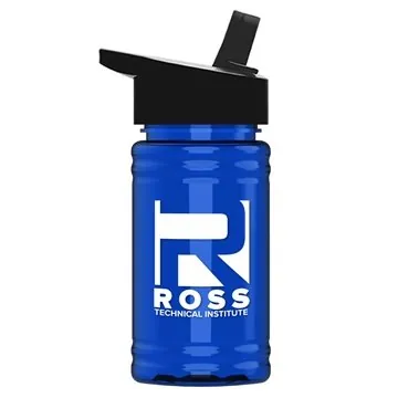 Image of 200 Customized UpCycle - Mini 16 oz rPET Sports Bottle With Flip ...
