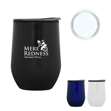 Image of 36 Custom 12 oz Napa Stemless Wine Cup - Stainless Steel & ...