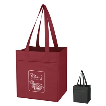 Image of 150 Customized Non-Woven 6 Bottle Wine Tote Bag - Water-Resistant