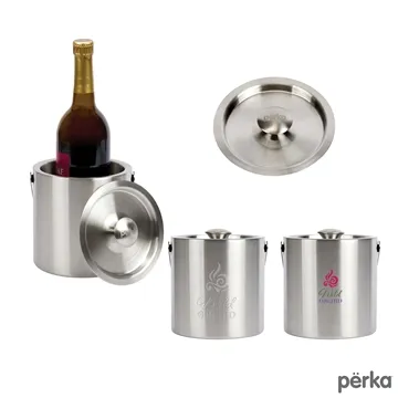 Image of 12 Custom Perka Quinton 1.3L Double Wall, Stainless Steel Ice ...