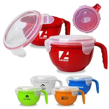 Image of 150 Custom Noodle Bowl - Microwave Safe & Steam Vent