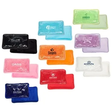 Image of 100 Custom Plush Hot Cold Pack - FDA Certified & Reusable