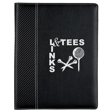Image of 13 Promotional Carbon Fiber Look Portfolio - PVC
