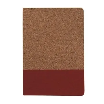 Image of 100 Promotional Boardwalk Two-Tone Cork Junior Notebook - 80 Pages