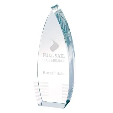 Image of 1 Promotional Parma Crystal Tower Award - Optical Crystal