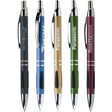 Image of 100 Custom Vienna Rhine Pen - Metal & Rubber Grip