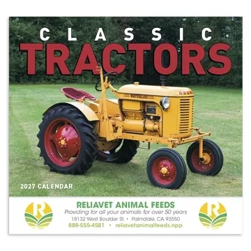 Good Value™ Classic Tractor - Stapled Calendar - Stapled - FSC Certified