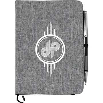 Image of 150 Custom 5" x 7" Heathered Bound Notebook - 80 Sheets