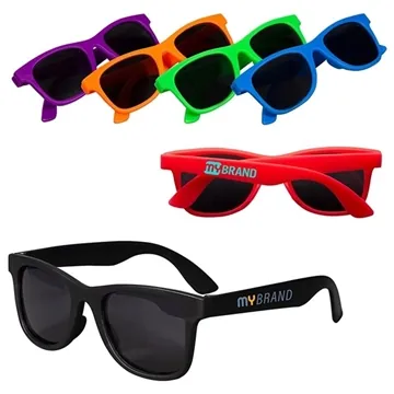 Image of 250 Customized Youth Single-Tone Matte Sunglasses - UV400 & BPA ...