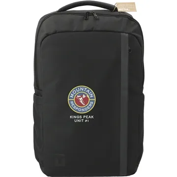 12 Customized Tranzip Recycled 17" Computer Backpack - ...