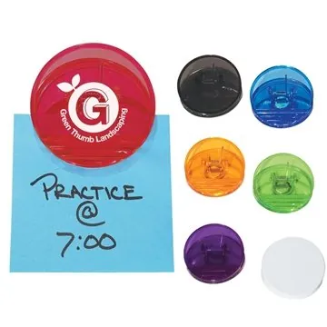 Image of 250 Customized Round Shape Clip - Magnetic & Spring Loaded