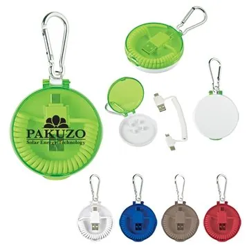 Image of 50 Custom 4-In-1 Accordion Charging Cable - Multi-Device ...