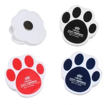 Image of 250 Custom Paw Print Clip - Magnetic