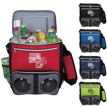Image of 6 Custom Koozie Chillin' Bluetooth Speaker Cooler - Insulated & ...