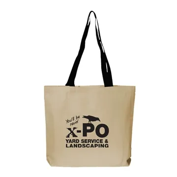 Image of 100 Promotional Canvas Convention Tote - 100% Cotton