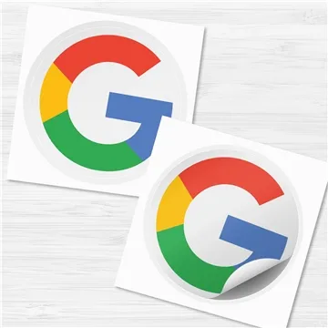 Custom 4 inch circle sticker, moisture resistant