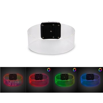 Multicolor LED Magnetic Bracelets - Battery Powered & Color Cycling