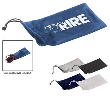 Image of 250 Promotional Microfiber Pouch With Drawstring - Dual Purpose
