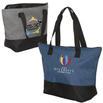 Image of 50 Custom Strand Simple Snow Canvas Tote Bag - 600D & PVC Backed