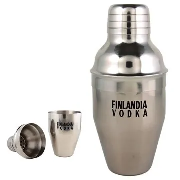 Image of 50 Custom 7oz Cocktail Shaker - Stainless Steel & FDA Approved