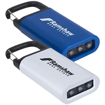 Image of 100 Custom Clip On Pull-Apart Plastic Flashlight - LED & 11yd ...