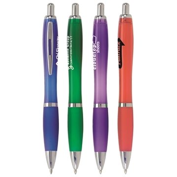 Image of 300 Promotional Ion Pen - Ergonomic & Chrome Accents