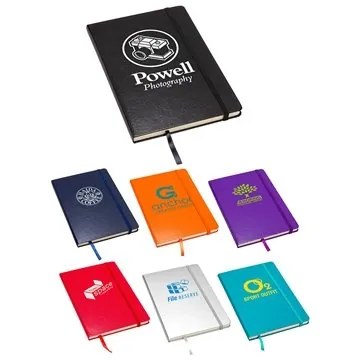 Image of 100 Customized Zenith Hardcover Journal - Ribbon Closure & Pocket
