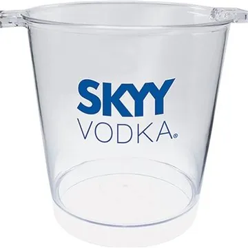 Image of 48 Customized Ice Bucket - Plastic - Clear Styrene