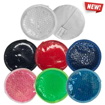 Image of 150 Customized Plush Gel Beads Hot Cold Pack Circle - Reusable & ...