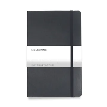 Image of 13 Customized Moleskine Soft Cover Ruled Large Notebook - 192 ...