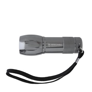 Mini Aluminum LED Flashlight - 9 LEDs & Long Life