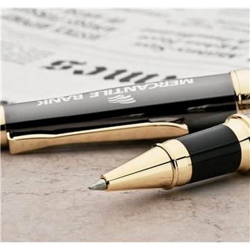 Image of 13 Customized Peruzzi Bettoni Rollerball Pen - Brass & German Ink