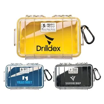 Image of 3 Custom Pelican 1050 Micro Case - Clear Lid - Waterproof & ...