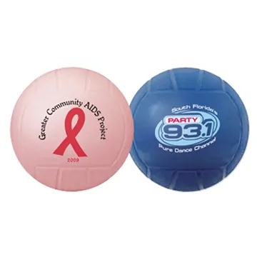 Image of 100 Custom 4 1/4 " Mini Vinyl Volleyball - Re-inflatable