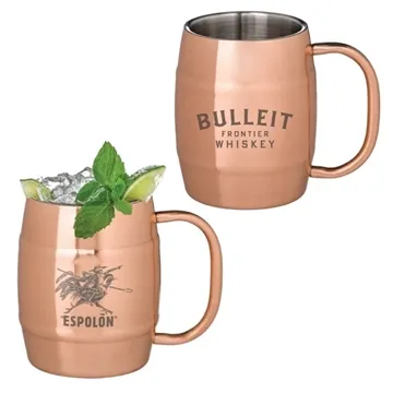 Image of 50 Customized Sherpani Copper Plated Moscow Mule Mug - Stainless ...