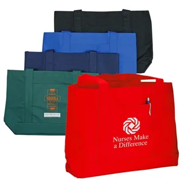 Image of 100 Custom Boat Tote - 600D Polyester