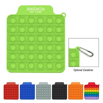 Image of 100 Custom Push Pop Square Stress Reliever Game - Anxiety Relief & ...